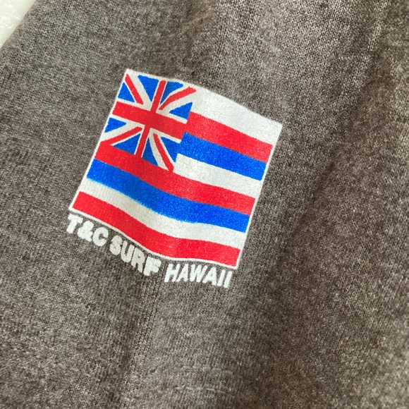 NWT T&C Surf Designs Hawaii I not late T-Shirt Shirt Top Hawaiian Time Large L - Picture 3 of 6